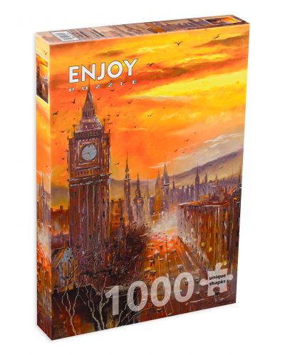 Puzzle Enjoy de 1000 de piese - seara londoneză - 1